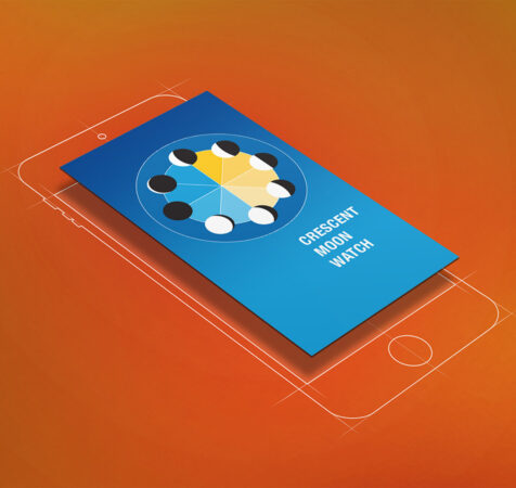 Moon-Phases iOS app UI Design
