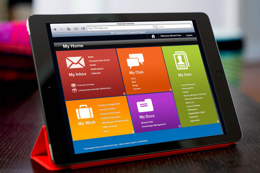 Internal Corp Portal UI – 2010
