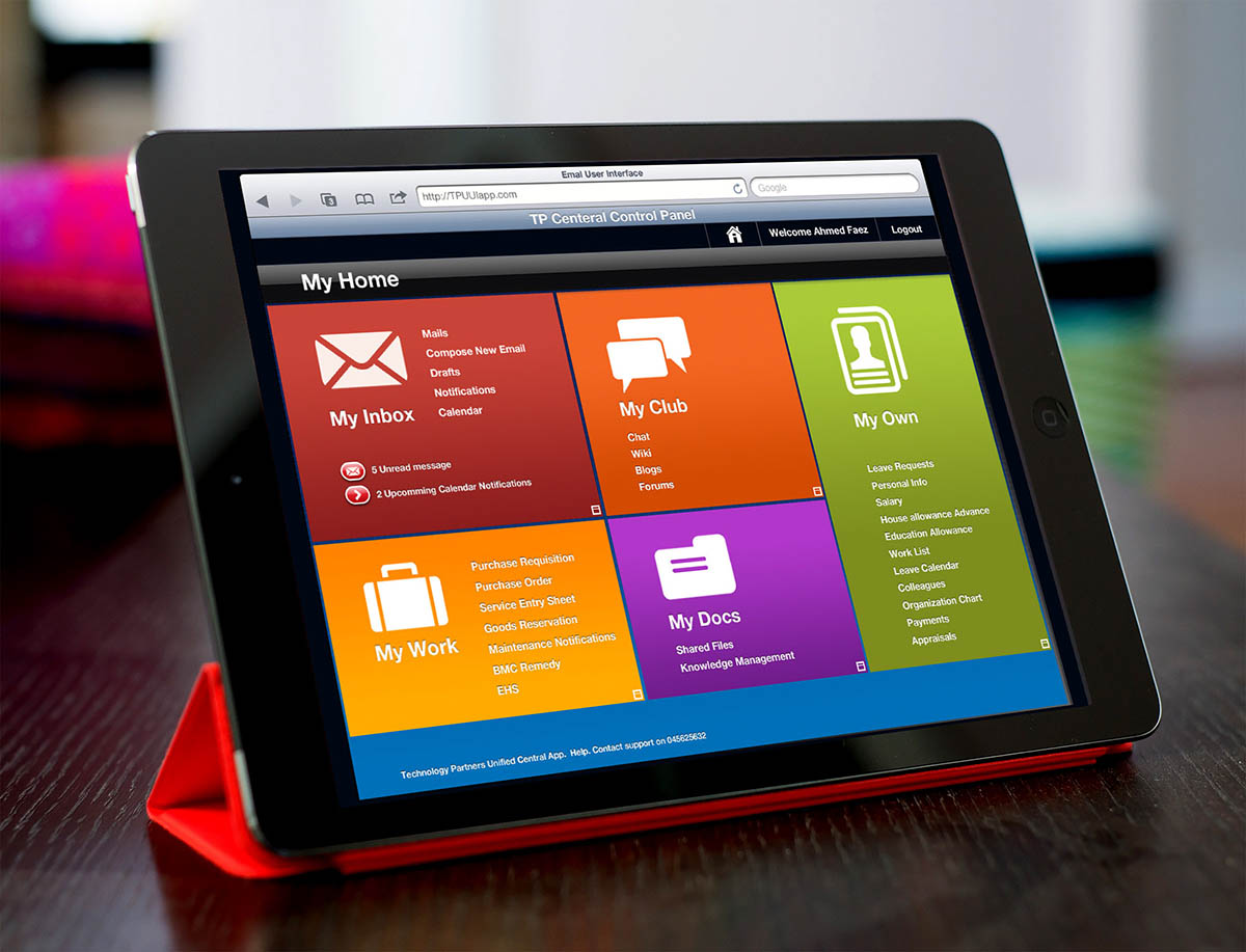 Internal Corp Portal UI – 2010