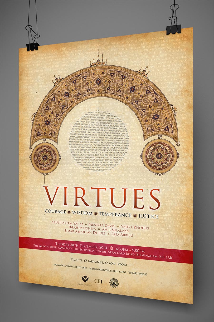 Virtues – UK Event