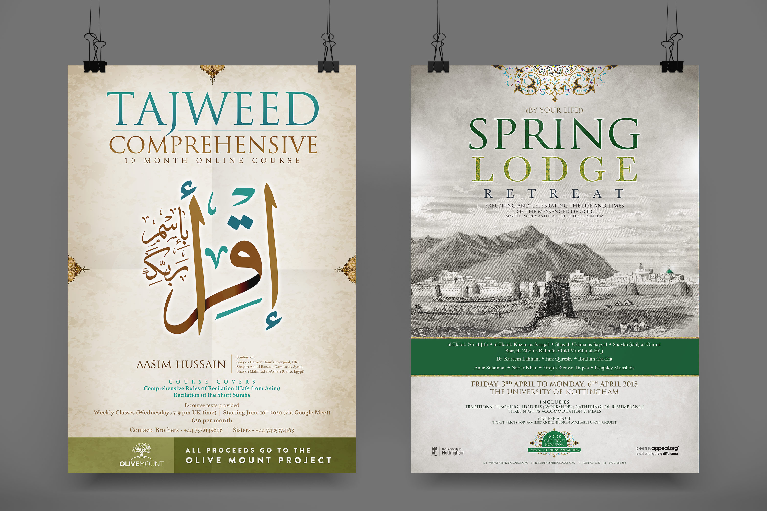 Greensville UK – Two Event Posters